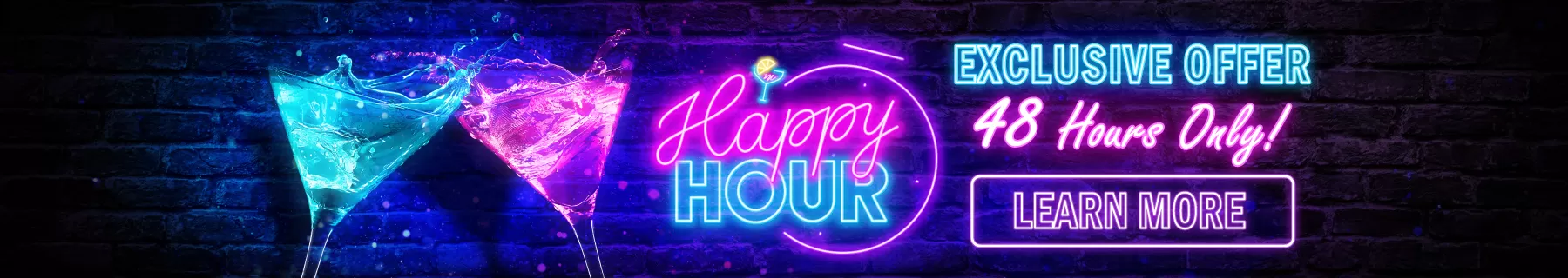 Happy Hour - 48 Hours Only Desktop Image