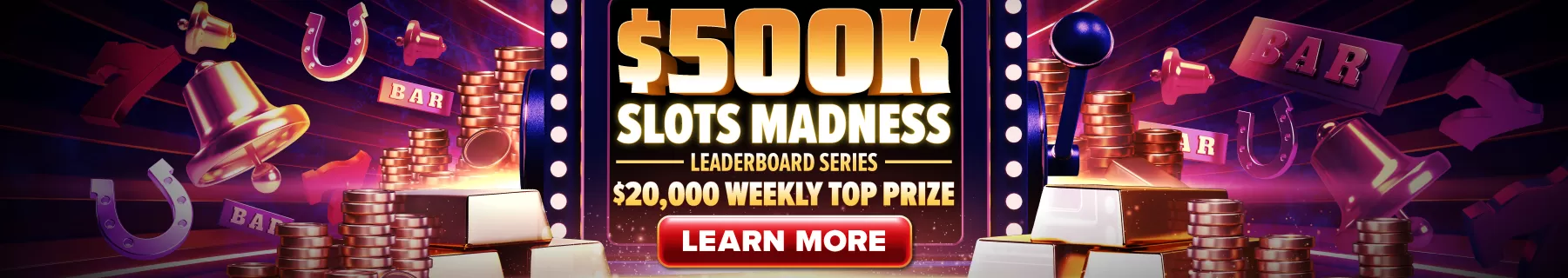 $500K Slots Madness Desktop Image